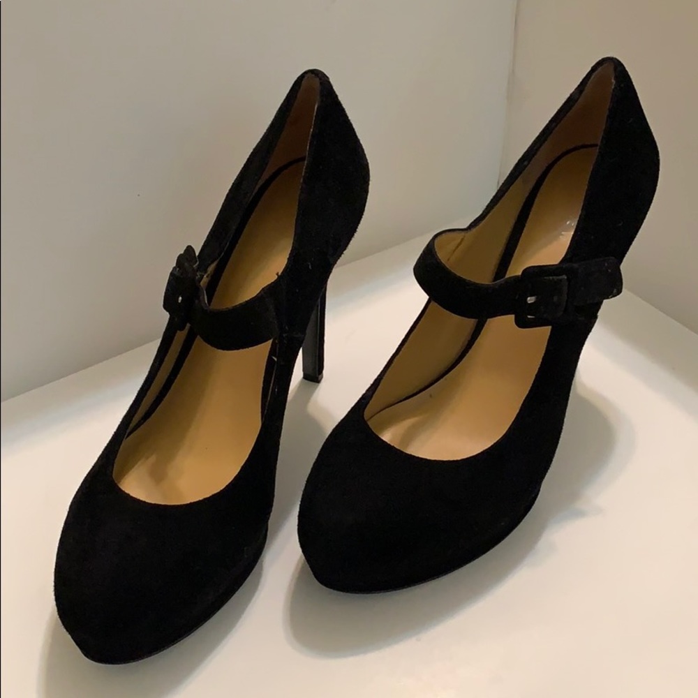 Strap Black Heels